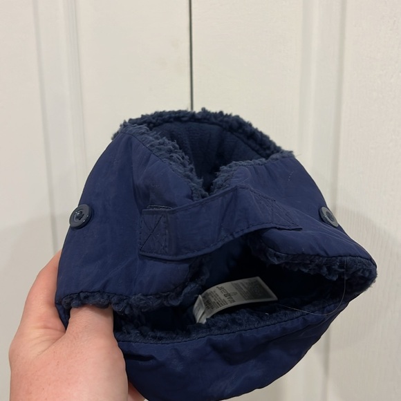 baby GAP Toddler Snow Trapper Hat Navy Blue Size S/M, 2-3 years old - Picture 5 of 7